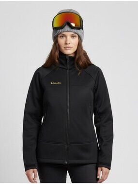 Columbia Black Titanium Interchange Waterproof Shell Jacket - Large